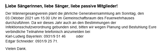 Ankündigung