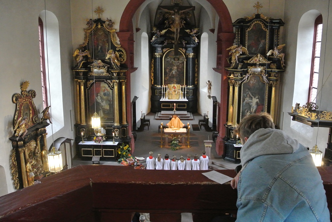 Gottesdienst Max bei Wandlung